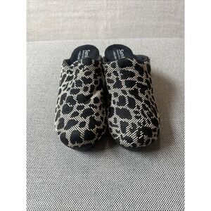 Sanita Danish Design Vegan Leopard Print Clogs Comfort Mule 38